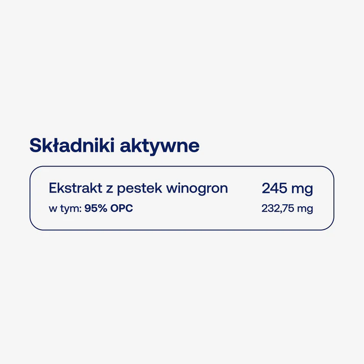 Formeds BICAPS OPC z pestek winogron 60 kapsułek