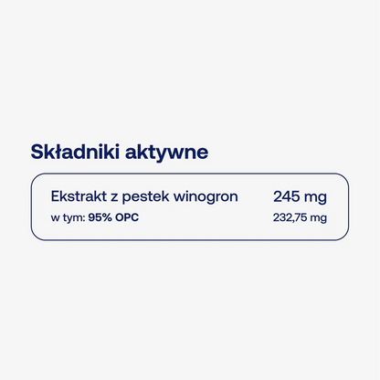 Formeds BICAPS OPC z pestek winogron 60 kapsułek