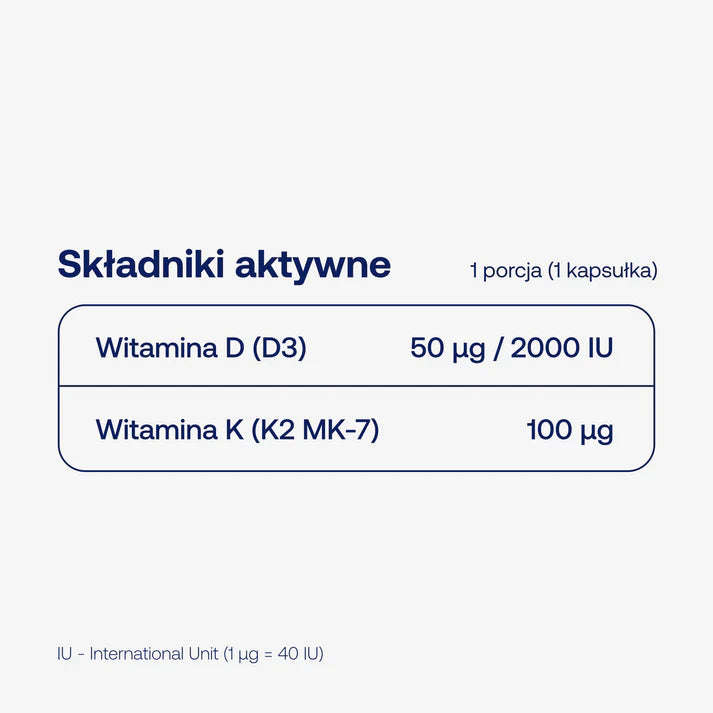 Formeds Olicaps Witamina K2 D3 60 kapsułek