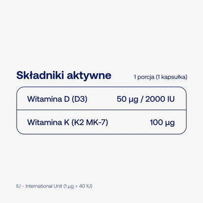 Formeds Olicaps Witamina K2 D3 60 kapsułek