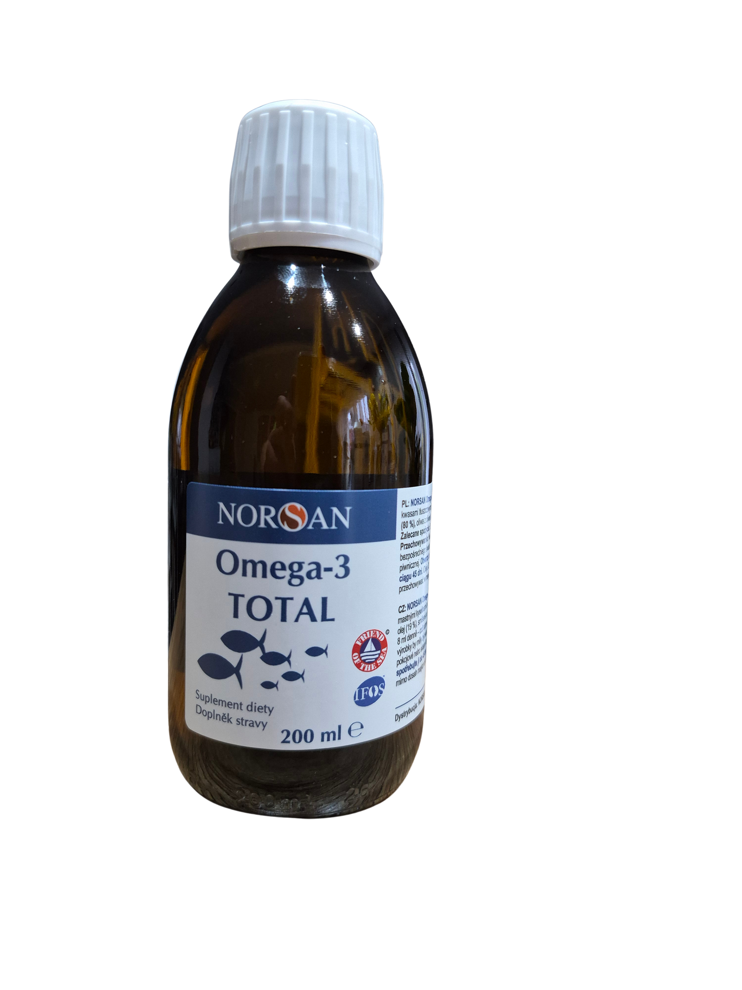 Norsan Omega-3 Total o smaku naturalnym 200 ml