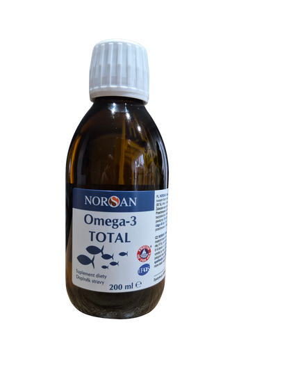 Norsan Omega-3 Total o smaku naturalnym 200 ml