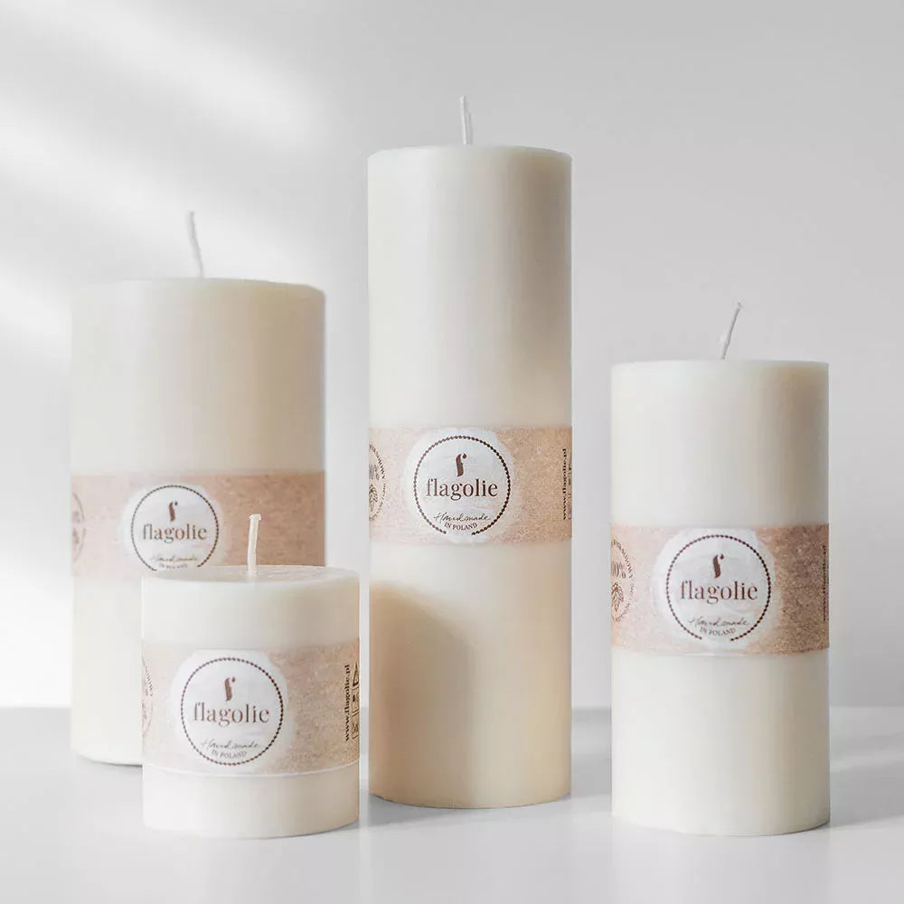 Zestaw naturalnych świec sojowych WALEC (4 szt.) FLAGOLIE