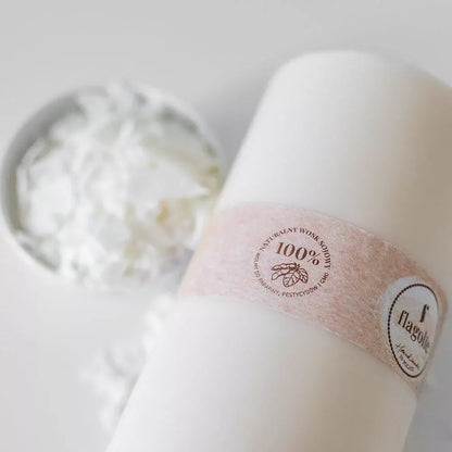 Naturalna świeca sojowa WALEC 6,3×7,5cm – 210 g FLAGOLIE
