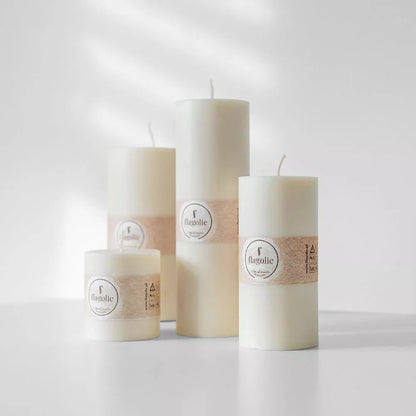 Zestaw naturalnych świec sojowych WALEC (4 szt.) FLAGOLIE